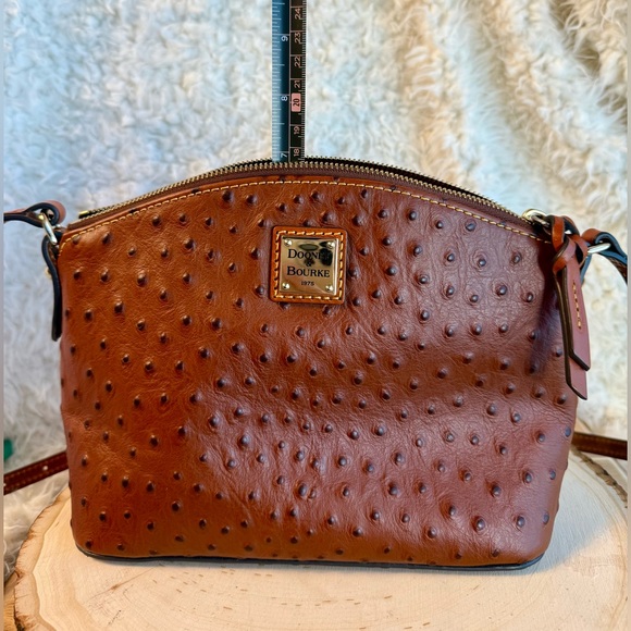 Dooney & Bourke Ostrich Suki Crossbody - Picture 1 of 10
